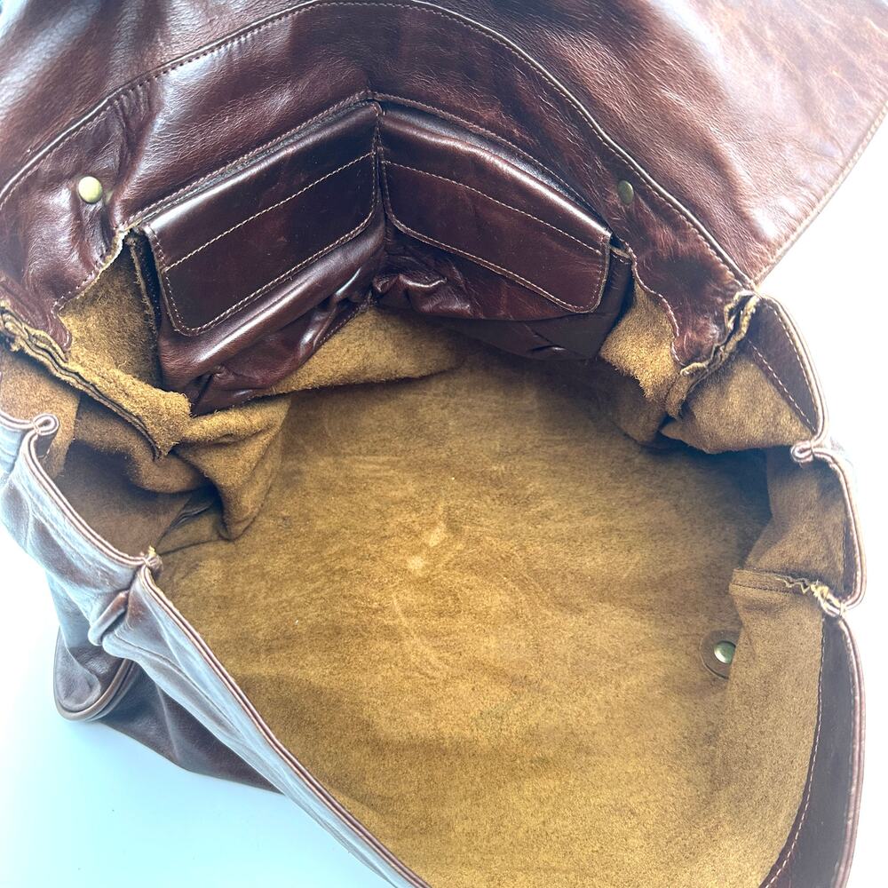 DeCoro leather Messenger Bag Full Grain Laptop Satchel Work Bag Men Office - Picture 7 of 16